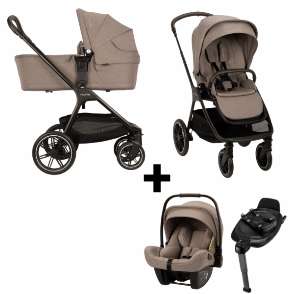 Kinderwagen Nuna TRIV lx Cedar + Autostoel Nuna PIPA Next + Base Nuna 360 System - Afbeelding 1