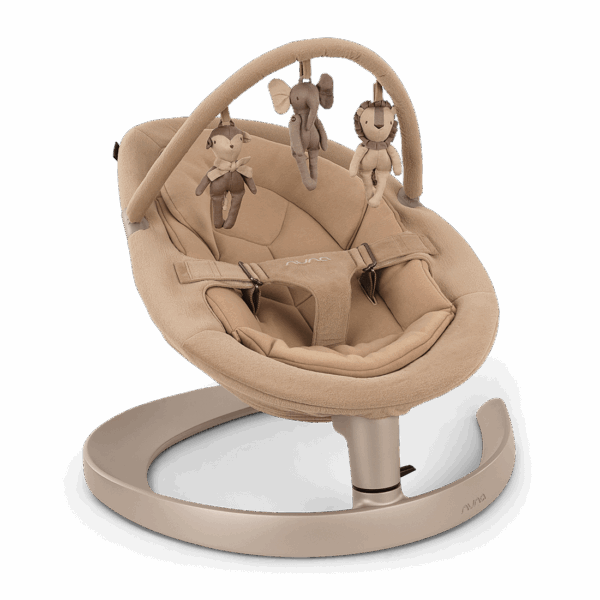 Wipstoel Nuna Leaf Grow Teddy met Speelboog - Afbeelding 1