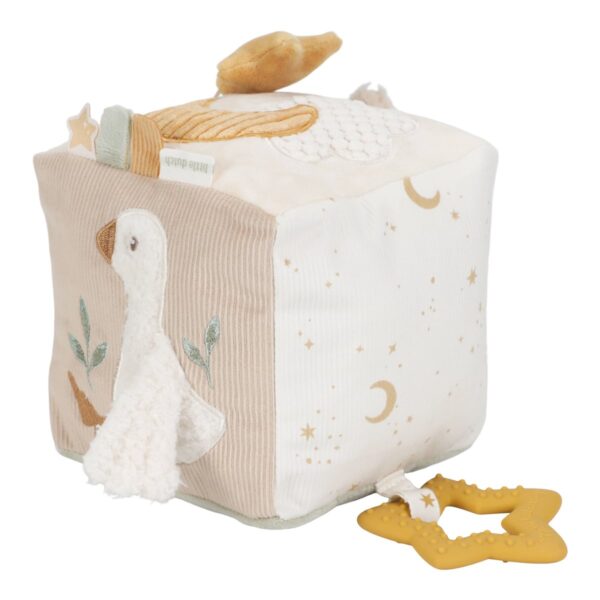 Activiteitenkubus Little Dutch Newborn Naturals - Afbeelding 1