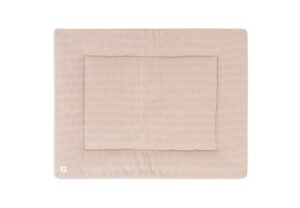 Boxkleed Jollein Grain Knit 75x95 Wild Rose