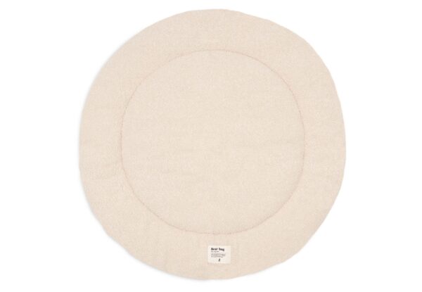 Boxkleed Jollein Rond Boucle 95cm Naturel - Afbeelding 1