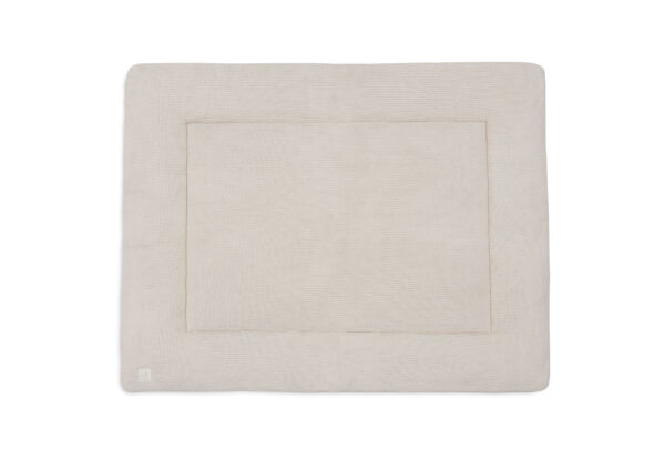 Boxkleed Jollein Basic Knit 75x95 Oatmeal - Afbeelding 1
