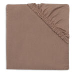 Hoeslaken Ledikant Jollein 60x120 Milky Coffee