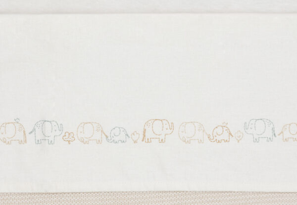 Laken Wieg Jollein 75x100 Elephant Tales - Afbeelding 1