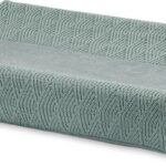 Aankleedkussenhoes Jollein River Knit Ash Green