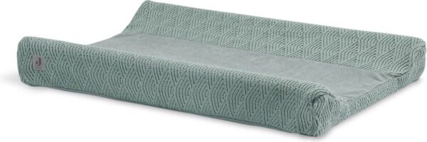 Aankleedkussenhoes Jollein River Knit Ash Green - Afbeelding 1