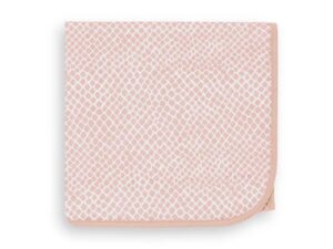 Deken Wieg Jollein Snake Pale Pink