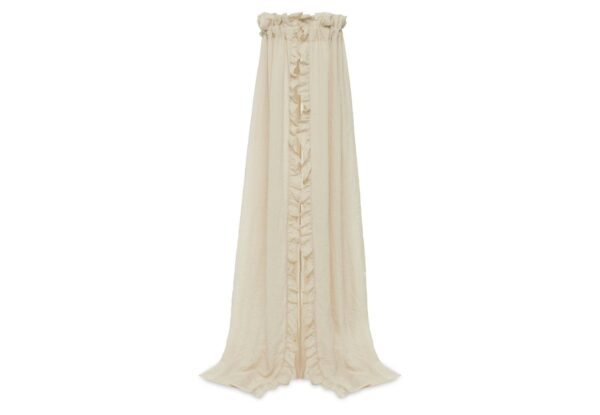 Sluier Jollein Vintage Ruffle Nougat - Afbeelding 1