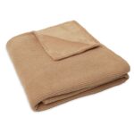 Deken Ledikant Jollein 100x150 Basic Knit Biscuit/Fleece