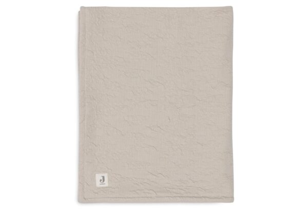 Deken Ledikant Jollein 100x150 Soft Waves Nougat/Velvet - Afbeelding 1