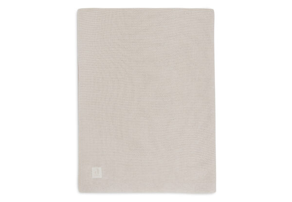 Deken Wieg Jollein 75x100 Basic Knit Oatmeal - Afbeelding 1