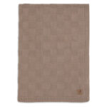 Deken Ledikant Jollein 100x150 Box Knit Milky Coffee