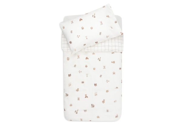 Overtrek Ledikant Jollein 100x140 Animal Friends - Afbeelding 1