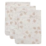 Washandjes Jollein Hydrofiel Leafy Dreams 3-pack