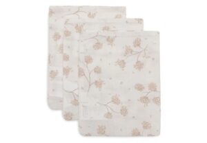 Washandjes Jollein Hydrofiel Leafy Dreams 3-pack