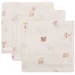 Monddoekjes Jollein Hydrofiel Animal Friends 3st
