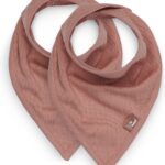 Slabber Bandana Jollein Basic Stripe Rosewood 2st