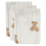 Washandjes Jollein Hydrofiel Tedde Bear 3-pack