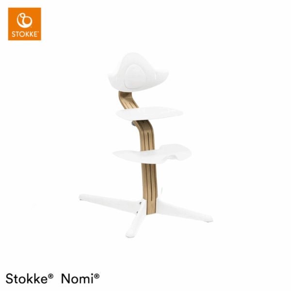 Kinderstoel Stokke® Nomi White/Oak - Afbeelding 1