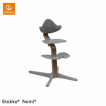 Kinderstoel Stokke® Nomi Grey/Walnut