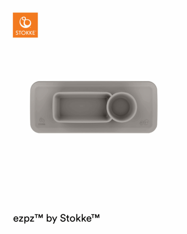 Placemat Stokke® Clikk™ Tray Soft Grey - Afbeelding 1