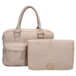 Luiertas Kidzroom Care Hello Little One Teddy Beige