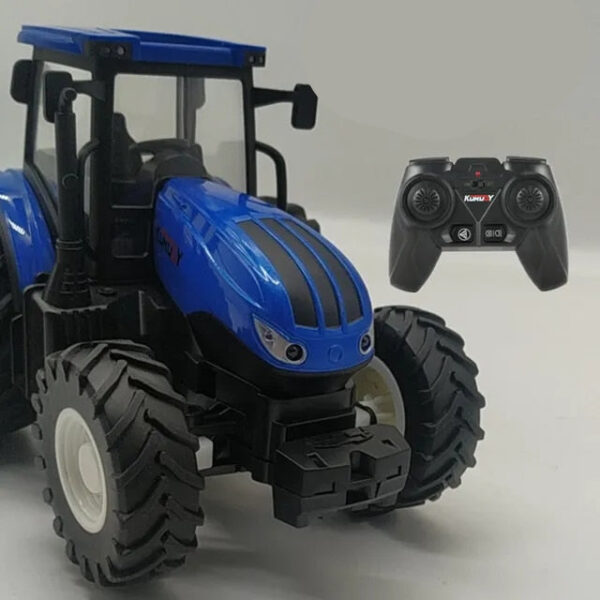 Tractor Ride™ - Ontdek het lanbouwleven - RC Trekker Blauw | Educatief Speelgoed - Afbeelding 1