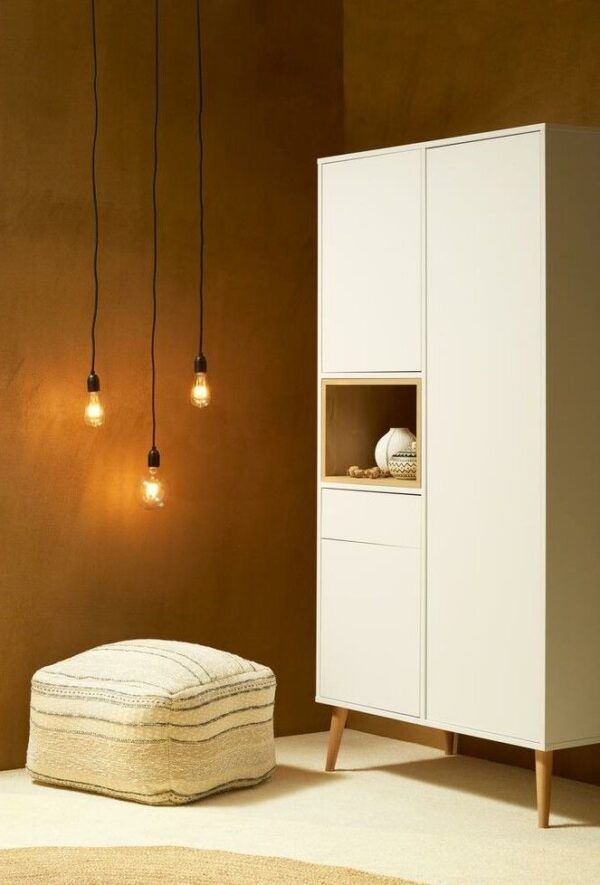 Kast Quax Cocoon Ice White 2-deurs - Afbeelding 1