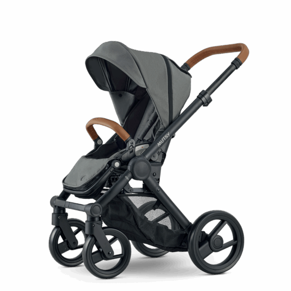Wandelwagen Mutsy Evo Stone Grey/Dark Brown - Afbeelding 1
