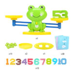 Woods™ | Leren rekenen - Montessori reken weegschaal Frog Balance | Educatief Speelgoed