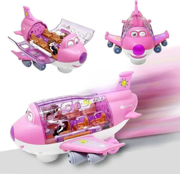 Pilot Pals Plane™ - Perfecte Copiloot - Speelgoed Vliegtuig Roze | Educatief Speelgoed - Afbeelding 1