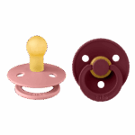 Fopspeen Bibs Dusty Pink/Elderberry 0-6mnd 2st