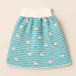 Baby Training Pants™ - Zindelijkheidstraining met een twist - Oefenbroek Rokje / Gestreept aapjes / L (3-6 jaar) | Educatief Speelgoed