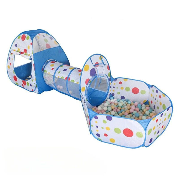 Fun Fort - Gooien&Gieren - Kinder Speeltent Blauw | Educatief Speelgoed - Afbeelding 1