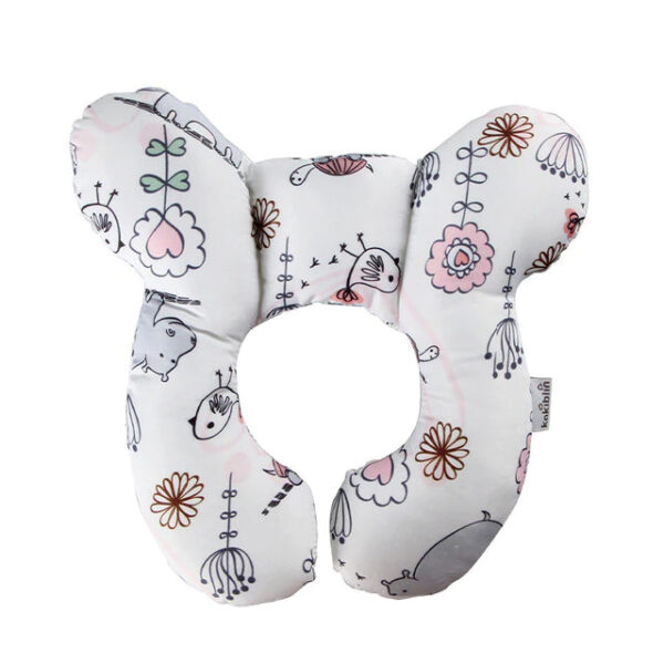 Baby Pillow™ | Ondersteuning voor het hoofdje - Babykussentje Nijlpaarden | Educatief Speelgoed - Afbeelding 1