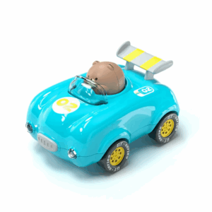 Pull-Back Car™ – Flitsend Raceplezier – Speelgoedauto Licht Cyaan | Educatief Speelgoed