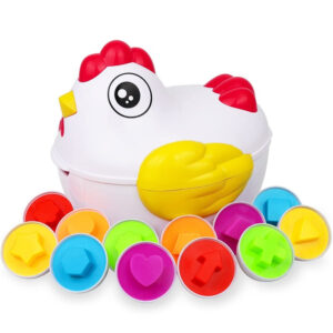 Egg Puzzle™ - Hersenkraker voor Kinderen - Creatieve eierdoos Kip | Educatief Speelgoed