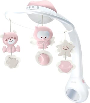 Projector Infantino Musical 3-in-1 Mobile Dusty Pink