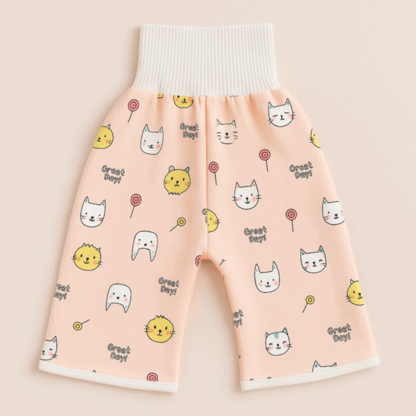 Baby Training Pants™ - Zindelijkheidstraining met een twist - Oefenbroek Broekje / Oranje katjes / L (3-6 jaar) | Educatief Speelgoed - Afbeelding 1