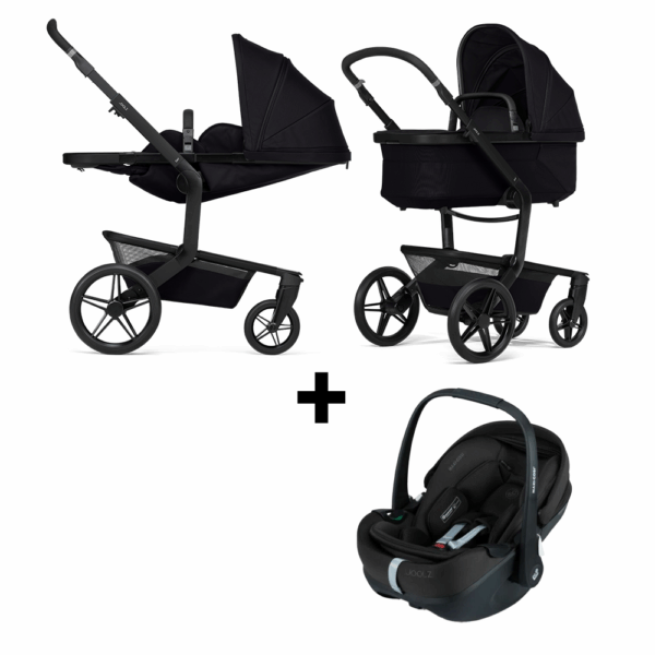 Kinderwagen Joolz Day5 Space Black + Autostoel Joolz x Maxi-Cosi Pebble Pro 360 - Afbeelding 1