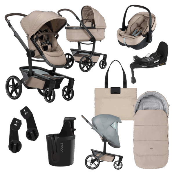 Kinderwagen Joolz Day5 All-In-One Sandy Taupe - Afbeelding 1