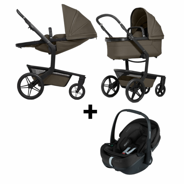 Kinderwagen Joolz Day5 Hazel Brown + Autostoel Joolz x Maxi-Cosi Pebble Pro 360 - Afbeelding 1