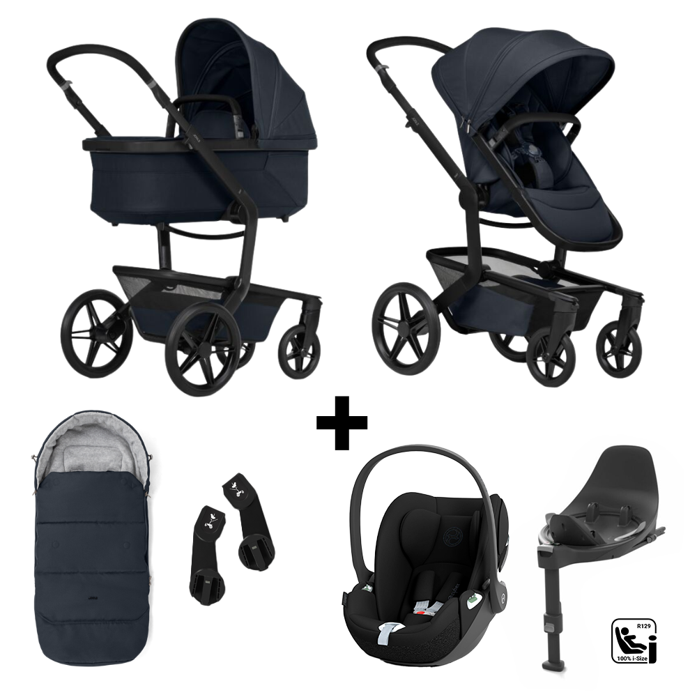 Kinderwagen Joolz Day5 Dark Navy Blue + Autostoel Cloud T, Base&Accessoires - Afbeelding 1