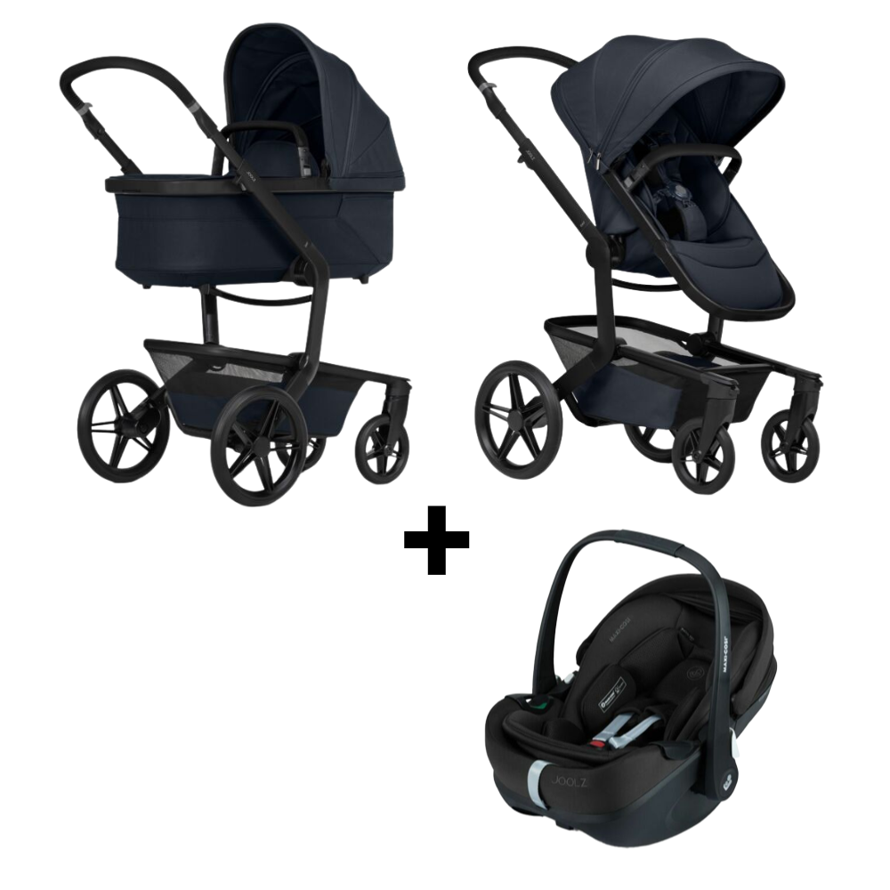 Kinderwagen Joolz Day5 Dark Navy Blue + Autostoel Joolz x Maxi-Cosi Pebble Pro 360 - Afbeelding 1