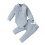 Mini Fashion™ – Comfortabel Baby Kledingset Lichtblauw / 100 (18–24 maanden) | Educatief Speelgoed