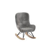 Schommelstoel Jaxx Rocky Mini Boucle Antraciet