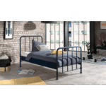 Kinderbed Bronxx 90x200 Blue Denim