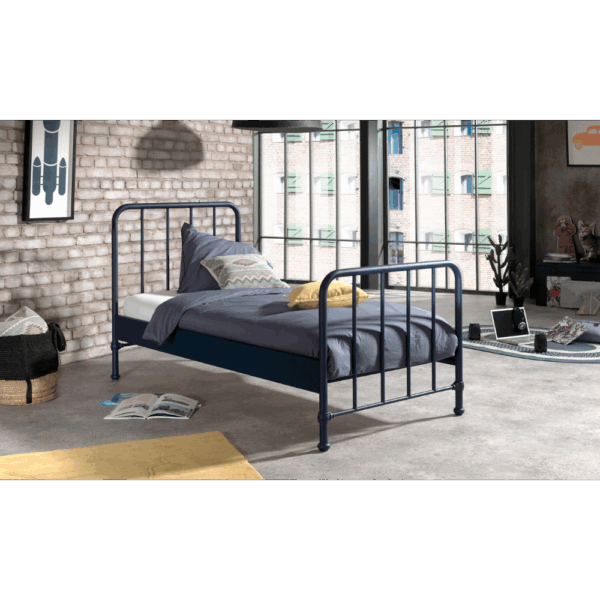 Kinderbed Bronxx 90x200 Blue Denim - Afbeelding 1