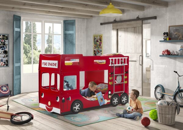 Stapelbed Fire Truck 90x200 - Afbeelding 1