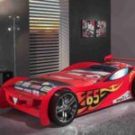 Kinderbed Lemans 90x200 Rood